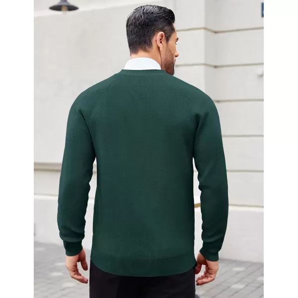 COOFANDY Men's Cardigan Sweaters with Button Lightweight Casual V Neck Long Sleeve Pockets Knitted Sweater