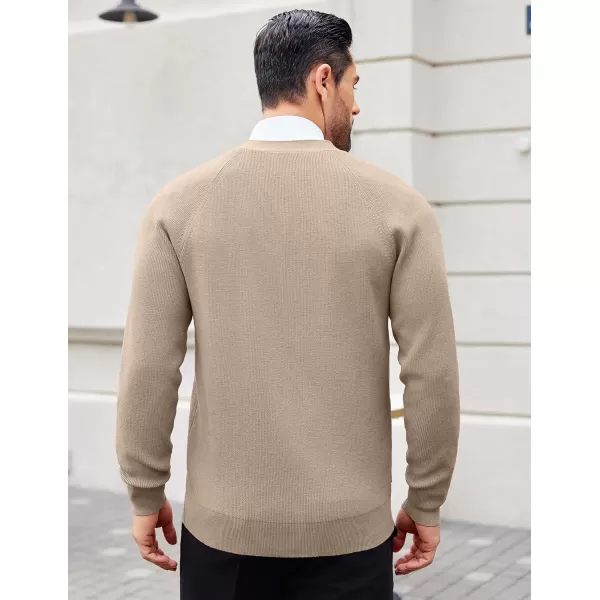 COOFANDY Men's Cardigan Sweaters with Button Lightweight Casual V Neck Long Sleeve Pockets Knitted Sweater
