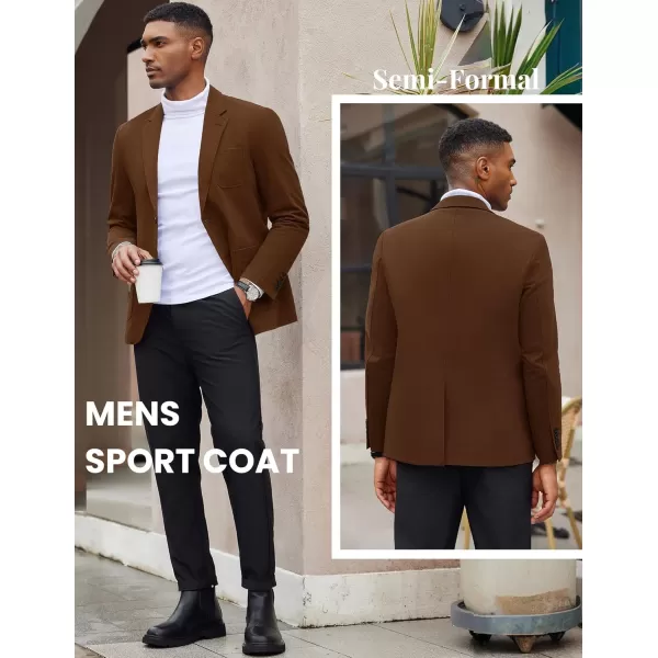 COOFANDY Mens Casual Blazer Cotton Sport Coat Regular Fit Suit Jacket Two Button Blazer Jacket