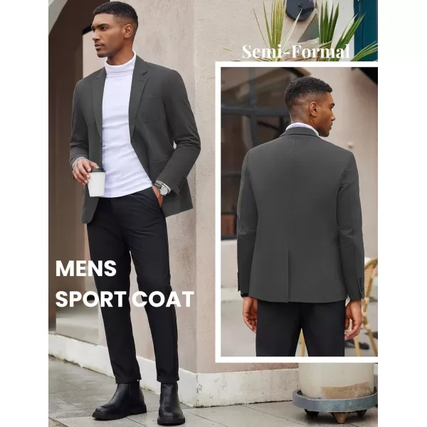 COOFANDY Mens Casual Blazer Cotton Sport Coat Regular Fit Suit Jacket Two Button Blazer Jacket
