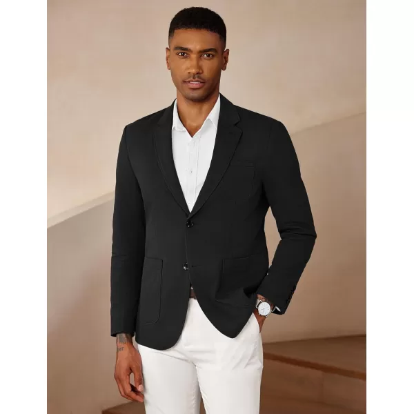 COOFANDY Mens Casual Blazer Cotton Sport Coat Regular Fit Suit Jacket Two Button Blazer Jacket