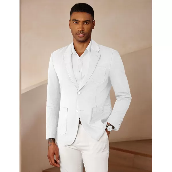 COOFANDY Mens Casual Blazer Cotton Sport Coat Regular Fit Suit Jacket Two Button Blazer Jacket