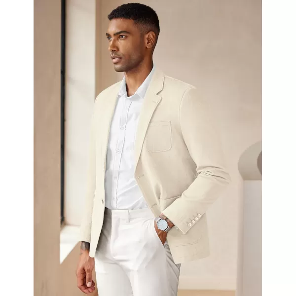 COOFANDY Mens Casual Blazer Cotton Sport Coat Regular Fit Suit Jacket Two Button Blazer Jacket