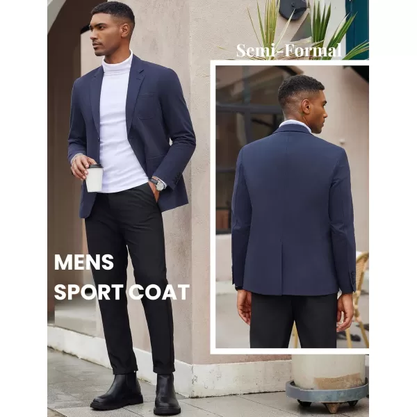 COOFANDY Mens Casual Blazer Cotton Sport Coat Regular Fit Suit Jacket Two Button Blazer Jacket