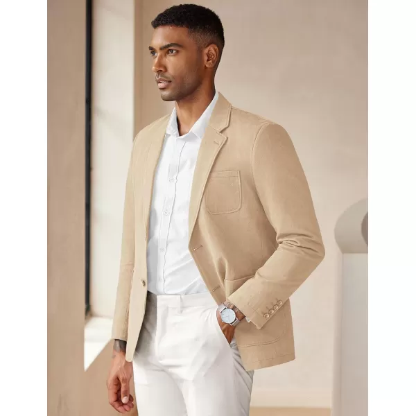 COOFANDY Mens Casual Blazer Cotton Sport Coat Regular Fit Suit Jacket Two Button Blazer Jacket