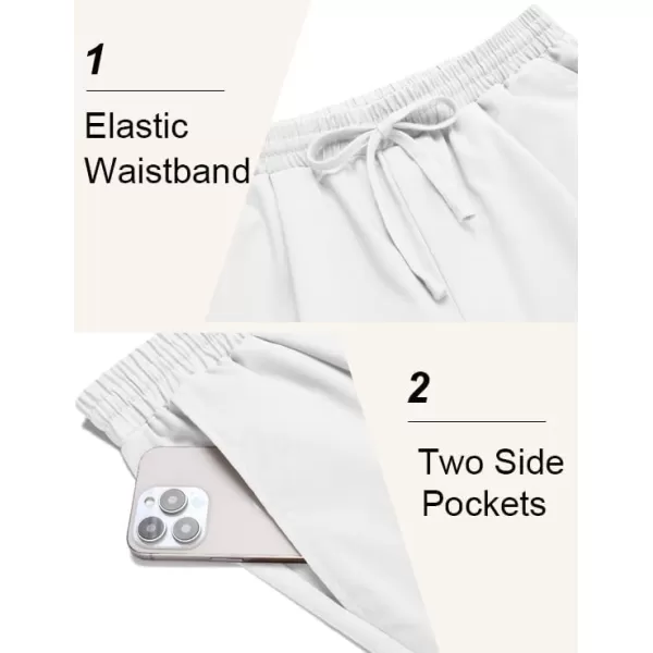 COOFANDY Men's Linen Casual Pants Lightweight Jogger Pants Elastic Waist Drawstring Yoga Beach Pants with Pockets