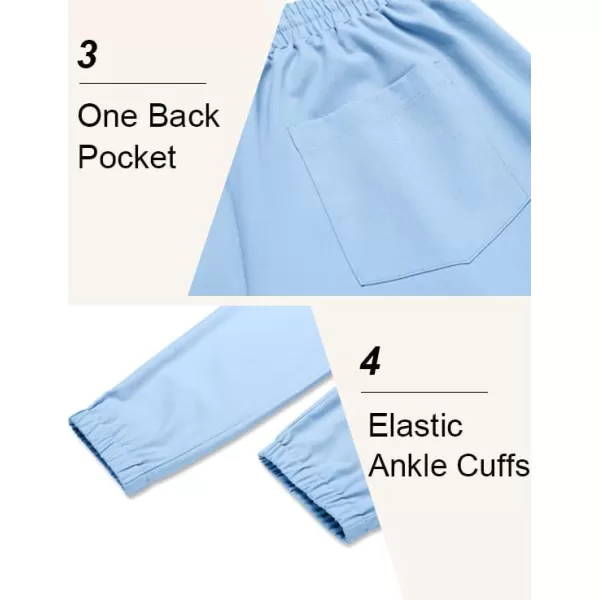 COOFANDY Men's Linen Casual Pants Lightweight Jogger Pants Elastic Waist Drawstring Yoga Beach Pants with Pockets