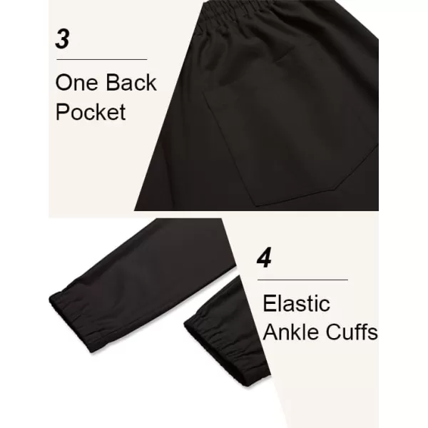 COOFANDY Men's Linen Casual Pants Lightweight Jogger Pants Elastic Waist Drawstring Yoga Beach Pants with Pockets