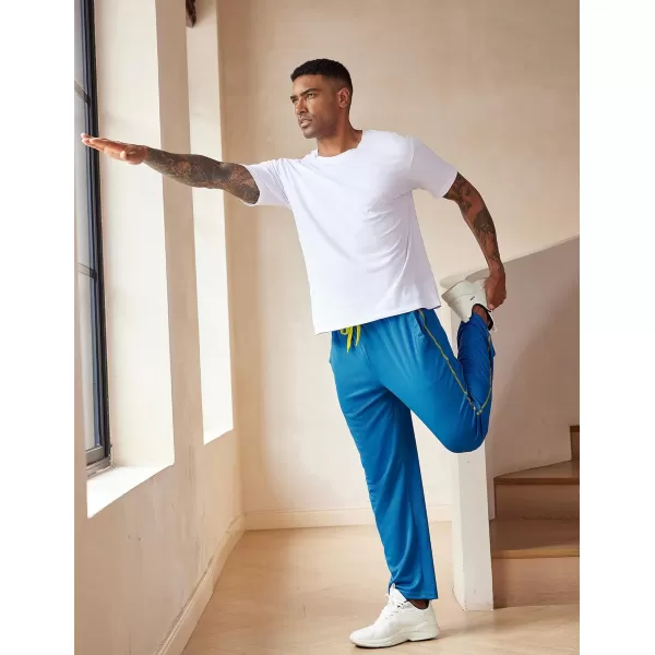 COOFANDY Mens Open Bottom Sweatpants Athletic Workout Pants Mesh Gym Pants for Runnning, Training,Casual