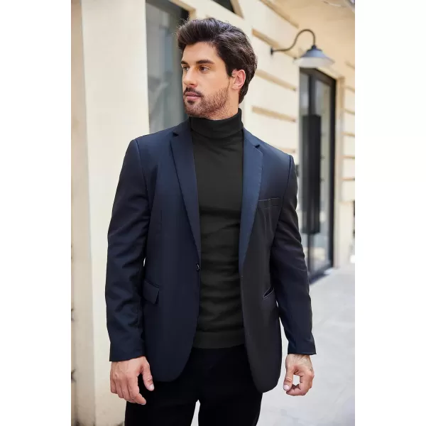 COOFANDY Men's Slim Fit Turtleneck Sweater Casual Basic Knitted Long Sleeve Pullover Sweater