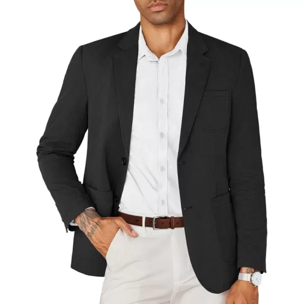 COOFANDY Mens Casual Blazer Cotton Sport Coat Regular Fit Suit Jacket Two Button Blazer Jacket