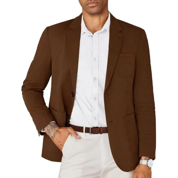 COOFANDY Mens Casual Blazer Cotton Sport Coat Regular Fit Suit Jacket Two Button Blazer Jacket