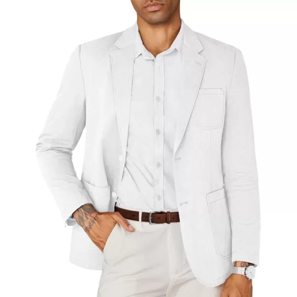 COOFANDY Mens Casual Blazer Cotton Sport Coat Regular Fit Suit Jacket Two Button Blazer Jacket