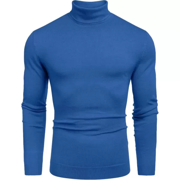 COOFANDY Men's Slim Fit Turtleneck Sweater Casual Basic Knitted Long Sleeve Pullover Sweater