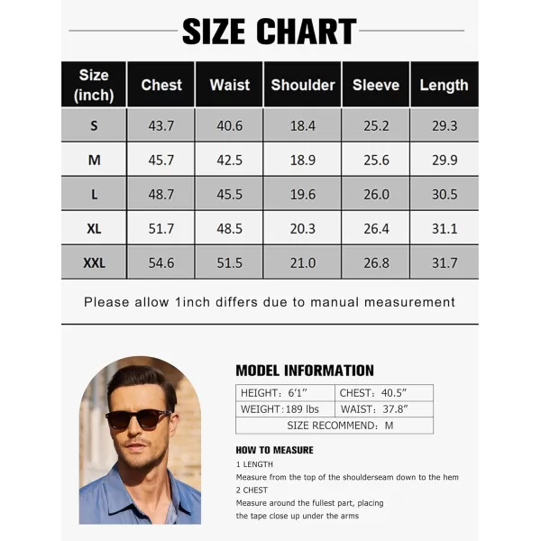 COOFANDY Men Long Sleeve Untucked Shirts Business Casual Shirt Chambray Dress Shirts Army Green