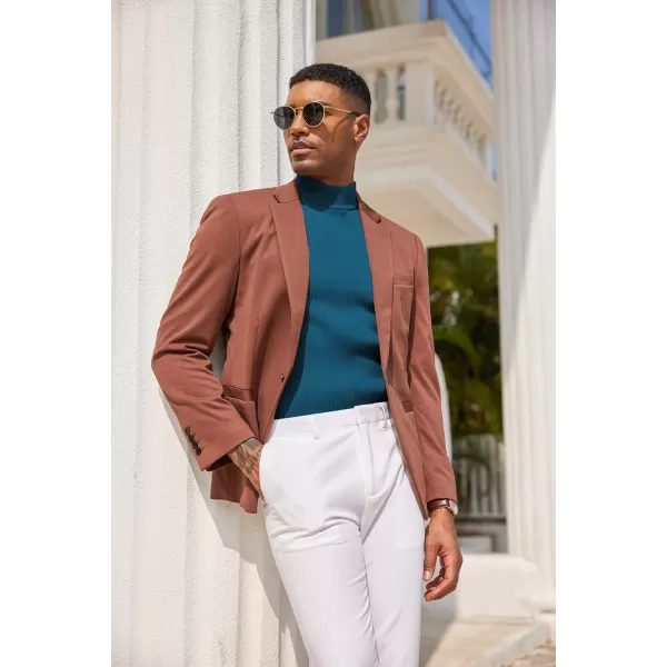 COOFANDY Men's Mock Turtleneck Sweater Short Sleeve Casual Basic Tops Ribbed Knit Pullover Solid Tee