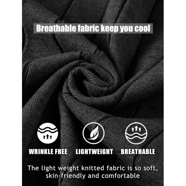 COOFANDY Men's Casual Knit Polo Shirts Long Sleeve Button Down Sweater Polo Ribbed Cardigan Sweater with Pocket