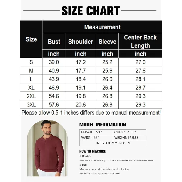 COOFANDY Mens Knit Polo Shirts Long Sleeve Sweater Casual Polo Shirts Lightweight Collared T Shirts