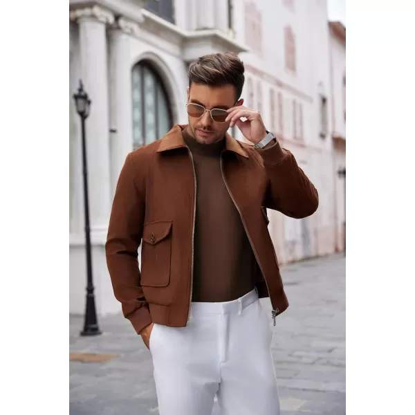 COOFANDY Men's Mock Turtleneck Long Sleeve T Shirts Basic Casual Knitted Half Neck Thermal Lightweight Pullover Sweater