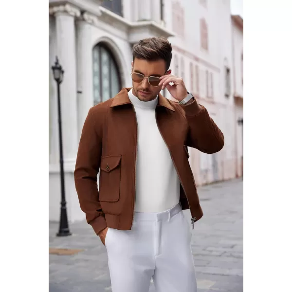 COOFANDY Men's Mock Turtleneck Long Sleeve T Shirts Basic Casual Knitted Half Neck Thermal Lightweight Pullover Sweater