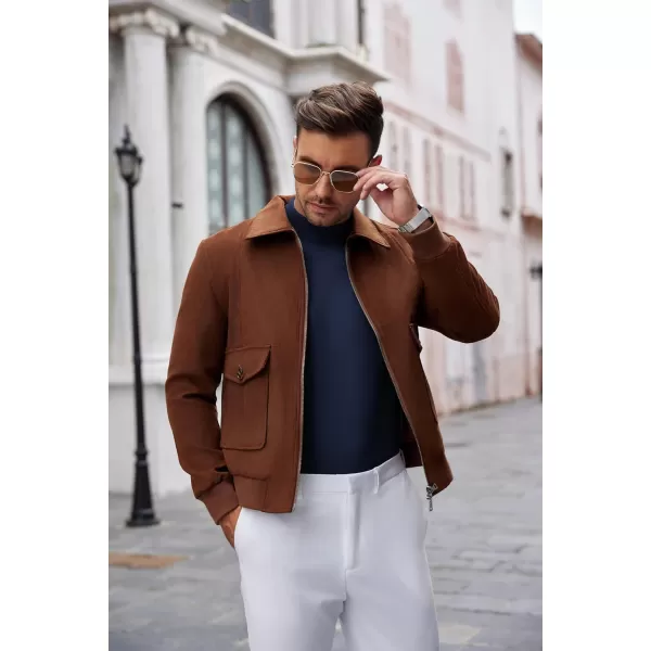 COOFANDY Men's Mock Turtleneck Long Sleeve T Shirts Basic Casual Knitted Half Neck Thermal Lightweight Pullover Sweater