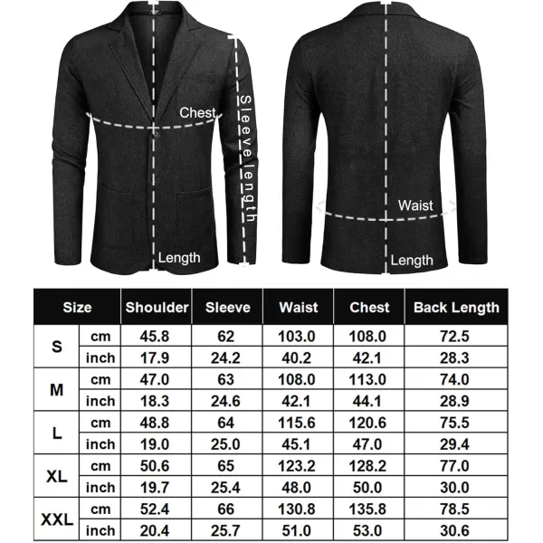 imageCOOFANDY Mens Casual Blazers Slim Fit Sport Coats Lightweight Two Button Suit Jackets01black