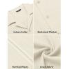 imageCOOFANDY Mens Cuban Guayabera Shirt Short Sleeve Button Down Shirts Casual Summer Beach Linen ShirtsA  Beige