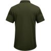 imageCOOFANDY Mens Wrinkle Free Untucked Cuban Shirt Business Casual Button Down Shirts Short Sleeve ShirtDark Green
