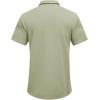 imageCOOFANDY Mens Wrinkle Free Untucked Cuban Shirt Business Casual Button Down Shirts Short Sleeve ShirtGray Green