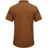 imageCOOFANDY Mens Wrinkle Free Untucked Cuban Shirt Business Casual Button Down Shirts Short Sleeve ShirtLight Brown
