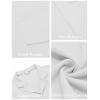 imageCOOFANDY Mens Wrinkle Free Untucked Cuban Shirt Business Casual Button Down Shirts Short Sleeve ShirtWhite