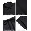 imageCOOFANDY Mens 2 Pieces Linen Set Short Sleeve Button Down Shirts Summer Beach Shorts Casual OutfitsBlack