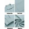 imageCOOFANDY Mens Long Sleeve Wrinkle Free Shirts Casual Button Down Stretch Dress Shirt with PocketLight Blue