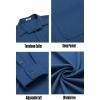 imageCOOFANDY Mens Long Sleeve Wrinkle Free Shirts Casual Button Down Stretch Dress Shirt with PocketSky Blue