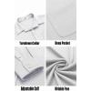 imageCOOFANDY Mens Long Sleeve Wrinkle Free Shirts Casual Button Down Stretch Dress Shirt with PocketWhite