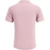 imageCOOFANDY Mens Waffle Shirt Button Down Short Sleeve Shirt Loose Fit Cuban Beach TopsLight Pink