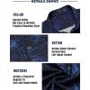 imageCOOFANDY Mens Hawaiian Tropical Shirt Button Down Short Sleeve Vintage Floral ShirtBlue