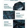 imageCOOFANDY Mens Hawaiian Tropical Shirt Button Down Short Sleeve Vintage Floral ShirtLake Blue