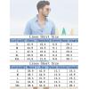 imageCOOFANDY Men 2 Piece Linen Set Casual Short Sleeve Shirt and Short Beach SetSky Blue