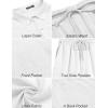 imageCOOFANDY Men 2 Piece Linen Set Casual Short Sleeve Shirt and Short Beach SetWhite