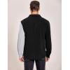 imageCOOFANDY Mens Corduroy Shirt Casual Shacket Long Sleeve Button Down Lightweight JacketColor Block  Grey