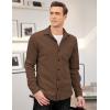 imageCOOFANDY Mens Corduroy Shirt Casual Shacket Long Sleeve Button Down Lightweight JacketDark Brown