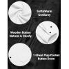 imageCOOFANDY Mens Corduroy Shirt Casual Shacket Long Sleeve Button Down Lightweight JacketWhite