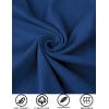 imageCOOFANDY Mens Long Sleeve Button Down Shirt Casual Lightweight Jacket Shirt with PocketsBlue