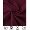 imageCOOFANDY Mens Long Sleeve Button Down Shirt Casual Lightweight Jacket Shirt with PocketsDeep Red