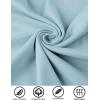 imageCOOFANDY Mens Long Sleeve Button Down Shirt Casual Lightweight Jacket Shirt with PocketsLight Blue