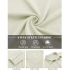 imageCOOFANDY Mens Long Sleeve Button Down Shirts Wrinkle Free Shacket Jacket Stretch Casual OvershirtBeige