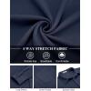 imageCOOFANDY Mens Long Sleeve Button Down Shirts Wrinkle Free Shacket Jacket Stretch Casual OvershirtBlue Purple