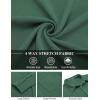 imageCOOFANDY Mens Long Sleeve Button Down Shirts Wrinkle Free Shacket Jacket Stretch Casual OvershirtGreen