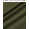 imageCOOFANDY Mens Wrinkle Free Shirts Casual Long Sleeve Button Down Dress ShirtsArmy Green